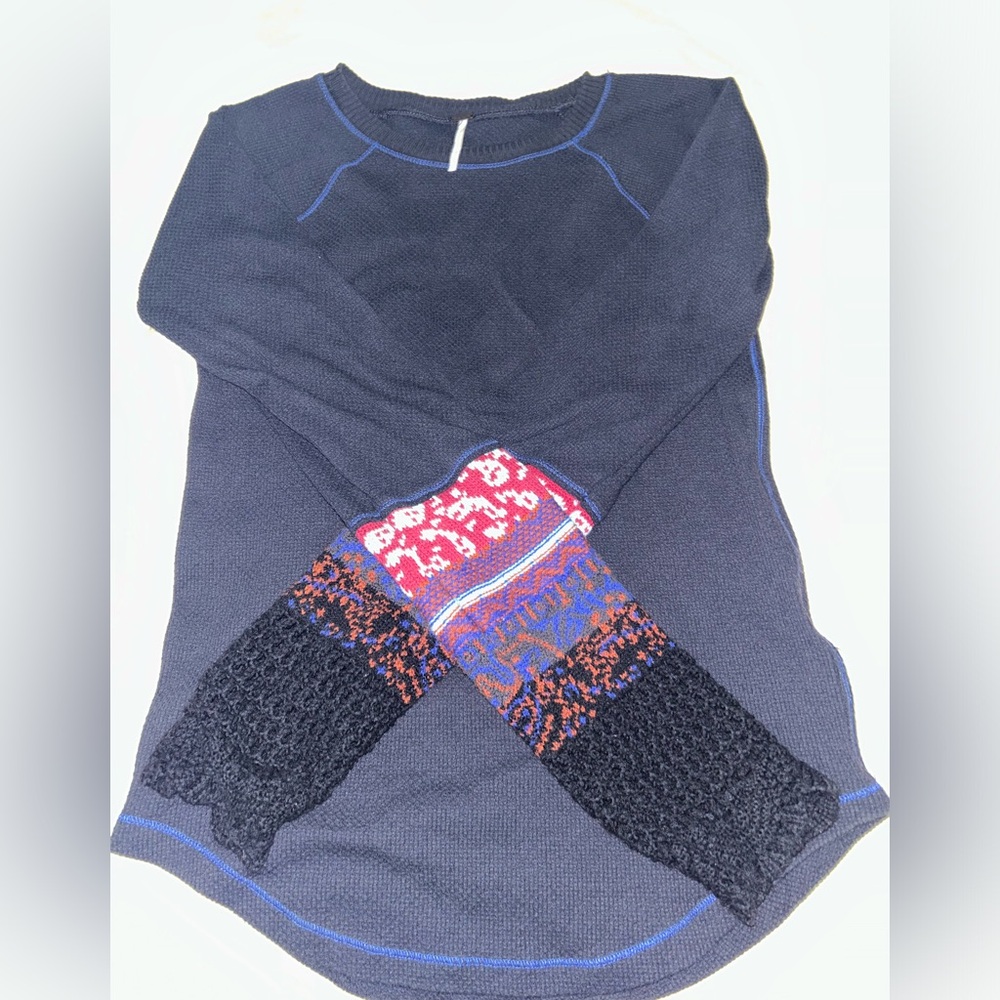 Free People In The Mix Cuff Top